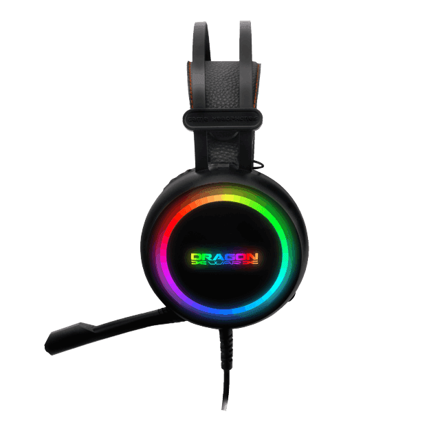 دراجون وور- سماعة مع إضائة  RGB للألعاب  G-HS-012
